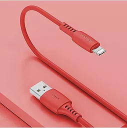 Кабель Baseus Colourful USB-A - Lightning 12w 2.4a 1.2м cable Red (CALDC-09) - мініатюра 6 Кабель Baseus Colourful USB-A - Lightning 12w 2.4a 1.2м cable Red (CALDC-09) - мініатюра 6