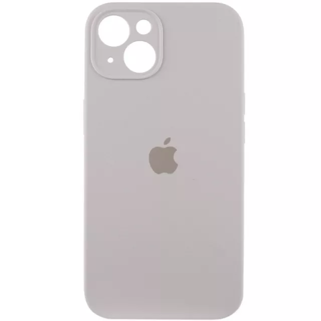 Чохол Silicone Case Full Camera for Apple iPhone 14 Plus Rock Ash - фото 1