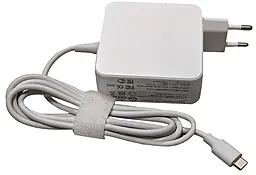 Универсальный блок питания для ноутбука 20V 3A 65W (USB Type-C) White - фото Универсальный блок питания для ноутбука 20V 3A 65W (USB Type-C) White