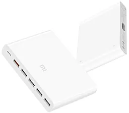 Сетевое зарядное устройство Xiaomi Mi with 60W 3A 5xUSB-A-1C White (CDQ06ZM) - миниатюра 4
