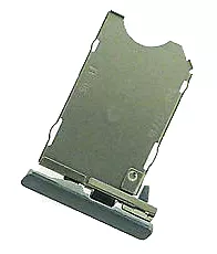 Держатель (лоток) Сим карты Nokia X7-00 Original Silver