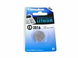 Батарейки Camelion CR2016 (CR2016-BP1) 1шт 3 V