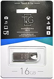 Флешка T&G 16GB 117 Metal Series USB 2.0 (TG117SL-16G) Silver - фото Флешка T&G 16GB 117 Metal Series USB 2.0 (TG117SL-16G) Silver