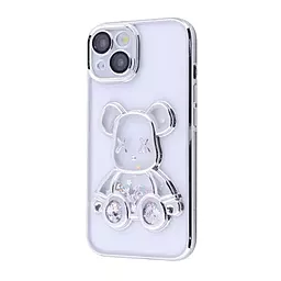 Чохол Shining Bear Case для Apple iPhone 15 Silver