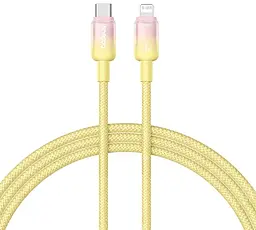 Кабель Baseus Display USB Type-C - Lightning 20w 3a 1м PD сable Yellow (P10374901Y11-01) - фото Кабель Baseus Display USB Type-C - Lightning 20w 3a 1м PD сable Yellow (P10374901Y11-01)