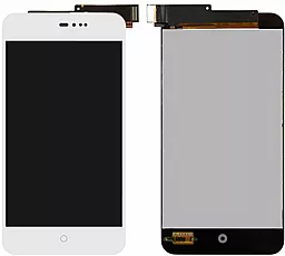Дисплей Meizu MX2 (M040) з тачскріном, White