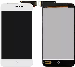 Дисплей Meizu MX2 (M040) с тачскрином, White - фото Дисплей Meizu MX2 (M040) с тачскрином, White