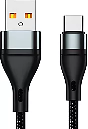 Кабель Jellico B10 USB-A - Type-C 15w 3.1a 1м cable Black - фото Кабель Jellico B10 USB-A - Type-C 15w 3.1a 1м cable Black