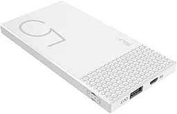 Повербанк GOLF Hive5 5000mAh White/Grey - фото Повербанк GOLF Hive5 5000mAh White/Grey