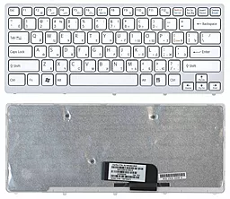 Клавиатура для ноутбука Sony Vaio VPC-CW VPCCW с рамкой White