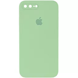 Чохол Silicone Case Full Camera Square для Apple iPhone 7 Plus, iPhone 8 Plus Mint
