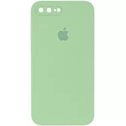 {"ru": "Чехол", "uk": "Чохол"} Silicone Case Full Camera Square для Apple iPhone 7 Plus, iPhone 8 Plus Mint