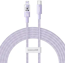 Кабель Baseus Gem Lightning USB-A - Lightning 12w 2.4a 2м cable Purple (P10373003511-01) - фото Кабель Baseus Gem Lightning USB-A - Lightning 12w 2.4a 2м cable Purple (P10373003511-01)