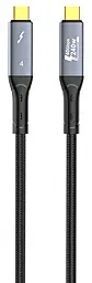 Кабель LDNio TC11c USB4.0 Type-C - Type-C 8k 60hz 240w 5a 1м 40gbps PD data cable Black - фото Кабель LDNio TC11c USB4.0 Type-C - Type-C 8k 60hz 240w 5a 1м 40gbps PD data cable Black