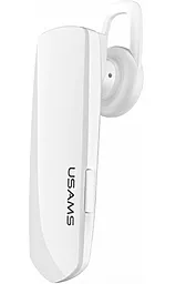 Блютуз гарнитура Usams US-LF001 White (BHULF02)