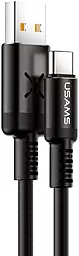 Кабель USB Usams U16 LED USB Type-C Cable Black (US-SJ287)