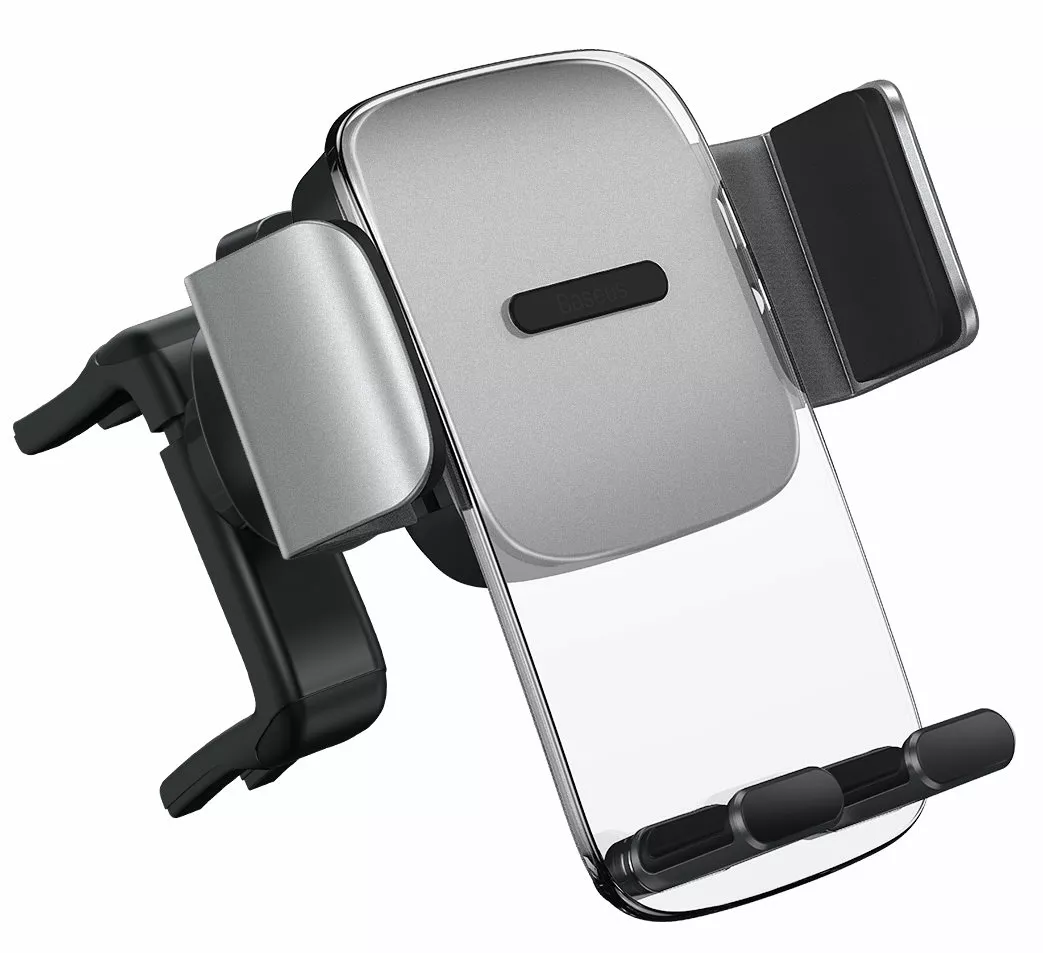Тримач Baseus Easy Control Clamp Car Mount Holder Silver (SUYK000212) - фото 2