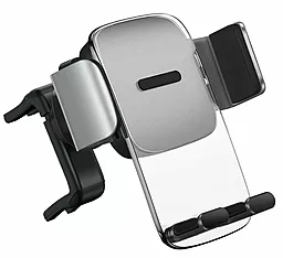 Тримач Baseus Easy Control Clamp Car Mount Holder Silver (SUYK000212) - мініатюра 2 Тримач Baseus Easy Control Clamp Car Mount Holder Silver (SUYK000212) - мініатюра 2