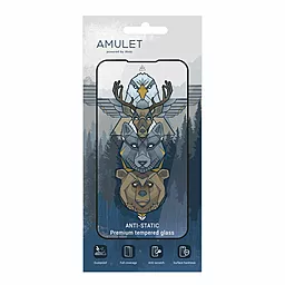 Защитное стекло AMULET 2.5D HD Antistatic для Apple iPhone 15 Plus, iPhone 16 Plus Black - фото Защитное стекло AMULET 2.5D HD Antistatic для Apple iPhone 15 Plus, iPhone 16 Plus Black