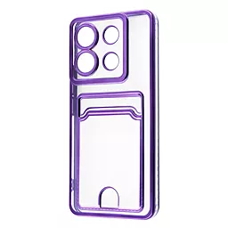 Чехол Wave Metal Pocket Case для Xiaomi Redmi Note 13 Pro 5G/Poco X6 5G purple