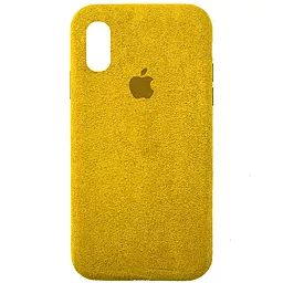 Чехол Epik ALCANTARA Case Full Apple iPhone X, iPhone XS Yellow