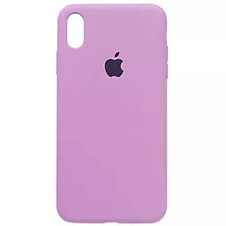 Чехол Silicone Case Full для Apple iPhone XS Max Blueberry