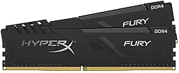 Оперативна пам'ять HyperX Fury DDR4 64 GB (2x32GB) 3600MHz (HX436C18FB3K2/64)	 Black