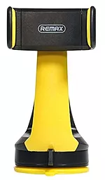 Тримач Remax RM-C15 Black / Yellow - фото Тримач Remax RM-C15 Black / Yellow