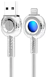 Кабель MOXOM MX-CB72 USB-A - Lightning 12w 2.4a 1м cable White
