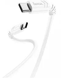 Кабель USB PD Hoco X62 Fortune 1.5m 100W USB Type-C - Type-C Cable White