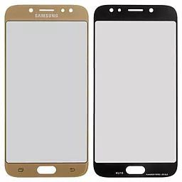 Корпусне скло дисплея Samsung Galaxy J7 J730F 2017 (з OCA плівкою) (original) Gold - фото Корпусне скло дисплея Samsung Galaxy J7 J730F 2017 (з OCA плівкою) (original) Gold