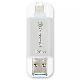 Флешка Transcend 128GB JetDrive Go 300 Silver USB 3.1 (TS128GJDG300S) Silver - фото Флешка Transcend 128GB JetDrive Go 300 Silver USB 3.1 (TS128GJDG300S) Silver