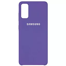 Чехол Epik Silicone Cover (AAA) Samsung G980 Galaxy S20 Elegant Purple
