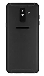 Задняя крышка корпуса Samsung Galaxy A6 Plus Dual (2018) A605 со стеклом камеры Original Black