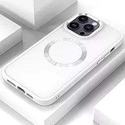 Чохол Epik TPU Bonbon Metal Style with MagSafe для Apple iPhone 13 Pro Max White - мініатюра 2