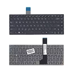 Клавіатура для ноутбуку Asus K46 series без рамки чорна