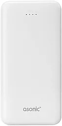 Повербанк ASONIC AS-P10 10000 mAh White - фото Повербанк ASONIC AS-P10 10000 mAh White