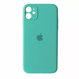 Чехол Silicone Case Full Camera for Apple iPhone 11 Azure