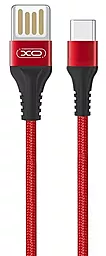 Кабель XO NB118 USB-A - Type-C 10.5w 1м cable Red - фото Кабель XO NB118 USB-A - Type-C 10.5w 1м cable Red