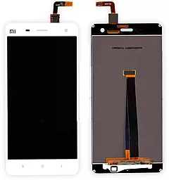 Дисплей Xiaomi Mi4 з тачскріном, White - фото Дисплей Xiaomi Mi4 з тачскріном, White