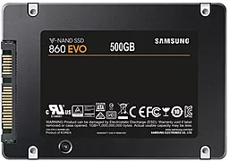 Накопичувач SSD Samsung 860 EVO 500 GB (MZ-76E500BW) - мініатюра 3
