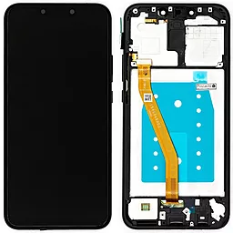 Дисплей Huawei P Smart Plus 2018, Nova 3i (INE-LX1, INE-LX1r, INE-LX1, Sydney 6353, INE-LX2r, INE-AL00, INE-TL00) с тачскрином и рамкой, оригинал, Black