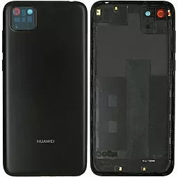 Задняя крышка корпуса Huawei Y5P 2020 со стеклом камеры Original Black