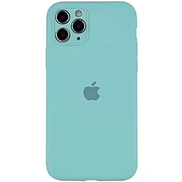 Чехол Silicone Case Full Camera for Apple IPhone 12 Pro Max Ice Blue