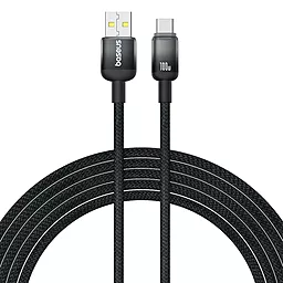 Кабель Baseus Discolor Series USB-A - Type-C 100w 5a 1м cable Black (P10374903111-00)