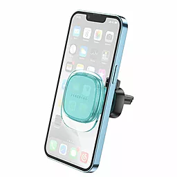 Держатель магнитный Borofone BH82 Clear magnetic Бирюзовый - фото Держатель магнитный Borofone BH82 Clear magnetic Бирюзовый