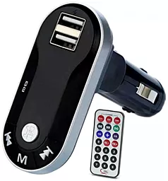 FM-трансмітер EasyLife KCB-618 1a 2xUSB-A ports car charger white