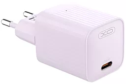 Мережевий зарядний пристрій XO L146 20w PPS PD USB-C ports charger purple - фото Мережевий зарядний пристрій XO L146 20w PPS PD USB-C ports charger purple