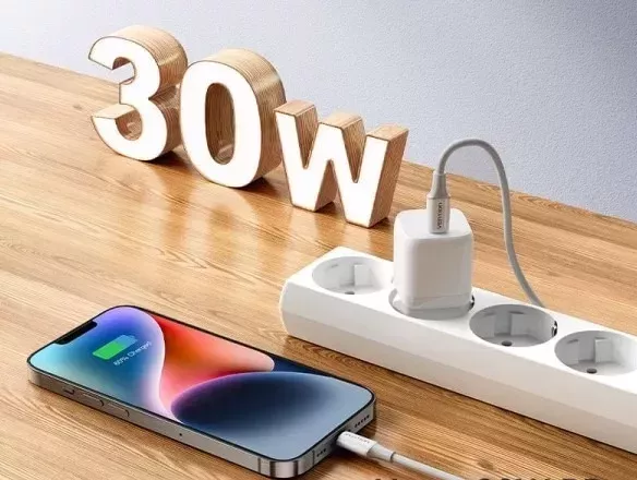 Кабель Vention USB Type-C - Lightning 30w 3a 1м PD сable Black (LAKBF) - фото 3
