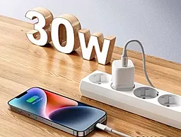 Кабель Vention USB Type-C - Lightning 30w 3a 1м PD сable Black (LAKBF) - миниатюра 3